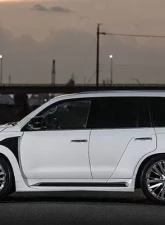 Double Eight Star Side Step Cover Lexus LX570 2015+                                     - DB8-SS-FRP-LX570K - Image 2