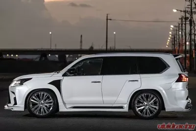 Double Eight Star Side Step Cover Lexus LX570 2015+ - DB8-SS-FRP-LX570K