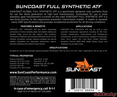 Suncoast Converters Full Synthetic Transmission Fluid 55 Gallon Drum - SC-55GALLON