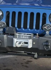 Nemesis Industries Front Bumper Stud Style Light Mount Jeep Wrangler 2007-2018                                     - 121840 - Image 4