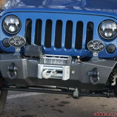 Nemesis Industries Front Bumper Stud Style Light Mount Jeep Wrangler 2007-2018 - 121840