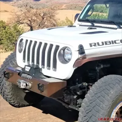 Nemesis Industries Helix Stubby Front Bumper Jeep Wrangler 2018-2021 - 141331-1