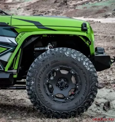 Nemesis Industries Helix Stubby Front Bumper Jeep Wrangler 2018-2021 - 141331-1