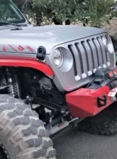 Nemesis Industries Helix Stubby Front Bumper Jeep Wrangler 2018-2021                                     - 141331-1 - Image 6