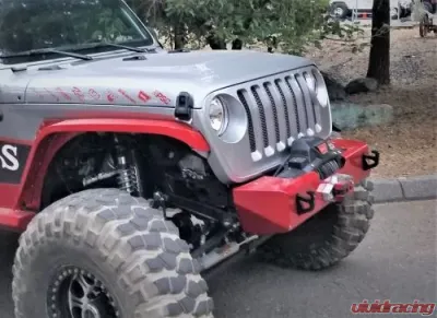Nemesis Industries Helix Stubby Front Bumper Jeep Wrangler 2018-2021 - 141331-1