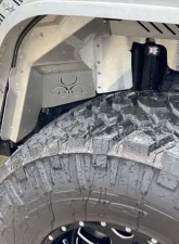 Nemesis Industries Black Powder Coat Ultimate Clearance Front Inner Fender Liner (3.6L, 2.0L) Jeep Wrangler 2018-2021                                     - 145711 - Image 3