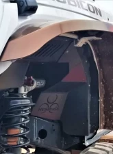 Nemesis Industries Black Powder Coat Ultimate Clearance Front Inner Fender Liner (3.6L, 2.0L) Jeep Wrangler 2018-2021                                     - 145711 - Image 4