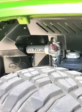 Nemesis Industries Black Powder Coat Ultimate Clearance Front Inner Fender Liner (3.6L, 2.0L) Jeep Wrangler 2018-2021                                     - 145711 - Image 9