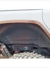 Nemesis Industries Black Powder Coat Rear Replacement Inner Fender Liners Jeep Wrangler 2018-2021                                     - 146701 - Image 3