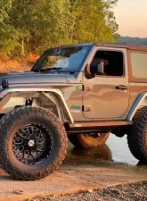 Nemesis Industries Black Powder Coat Rear Replacement Inner Fender Liners Jeep Wrangler 2018-2021                                     - 146701 - Image 4