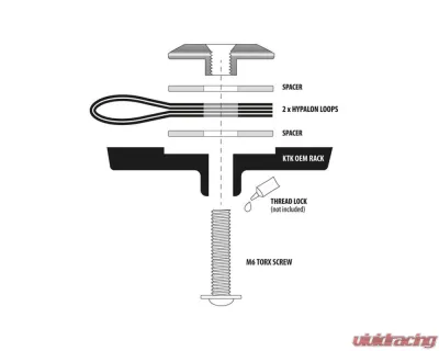 Kriega Os-Rack Loops KTM Fit - KOSRLK