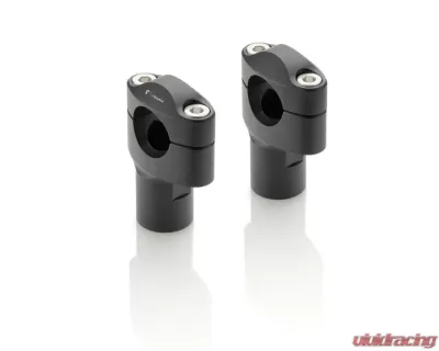 Rizoma Black 42MM 1 1/8" Handlebar Risers - AZ402B