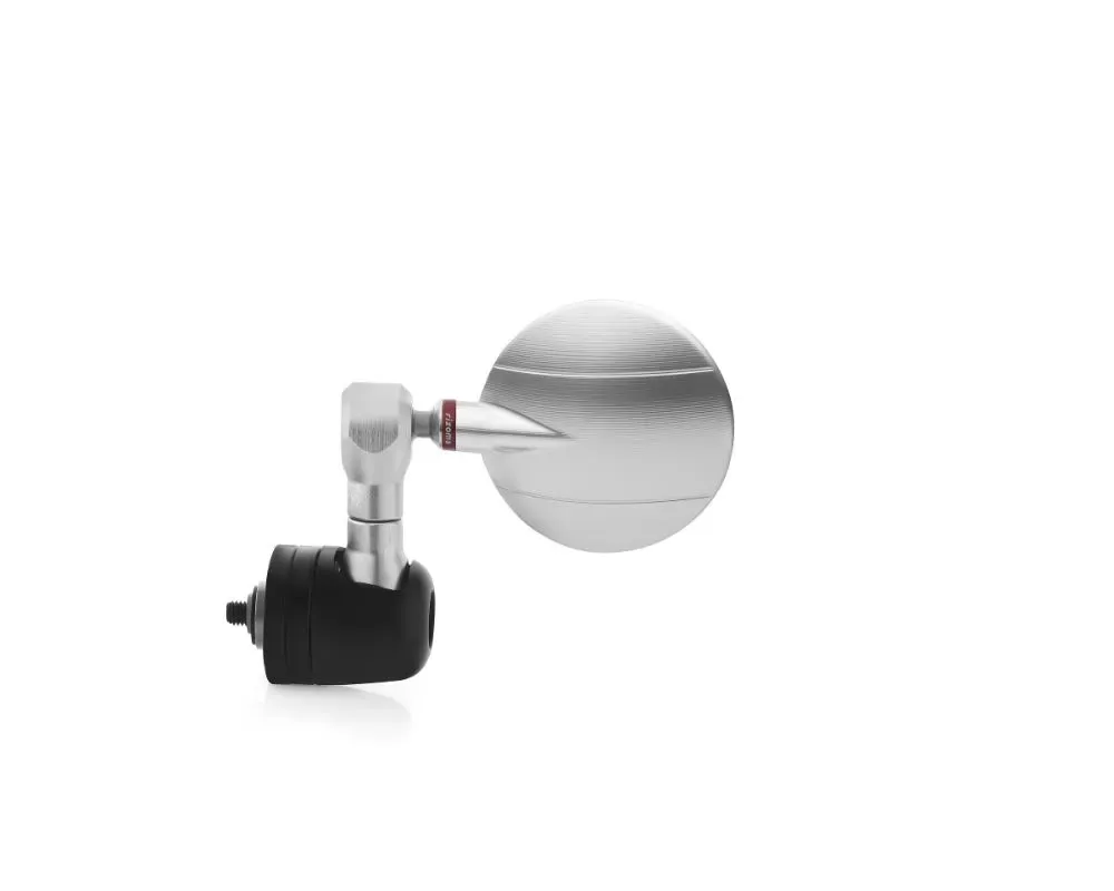 Rizoma Silver 57mm Spy-R End Mounted Mirror | BS185A