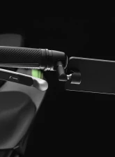Rizoma BS211B Quantum Bar End Mirror Black | Vivid Racing
