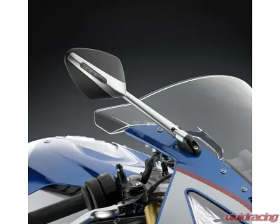 Rizoma Veloce Silver Mirror Perch Mounted BS206A | Vivid Racing