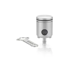 Rizoma Clutch Reservoir DOT Brake Fluid Silver Bottom Outlet