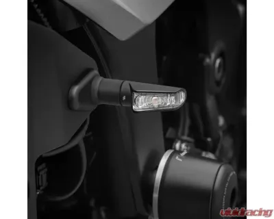 Rizoma Leggera Amber-White Black Turn Signal - FR121B