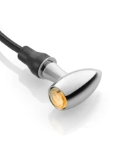 Rizoma Club Amber-Red Chrome Turn Signal                                     - FR155CH - Image 3