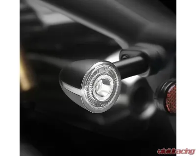 Rizoma Amber-Red Black Iride Turn Signal - FR165B