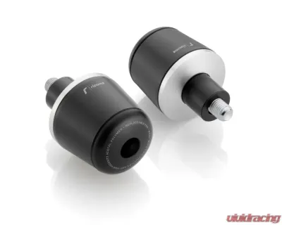 Rizoma B-Pro Frame Sliders Silver-Black for Yamaha FZ-09 2017-2020 PM219A - PM219A