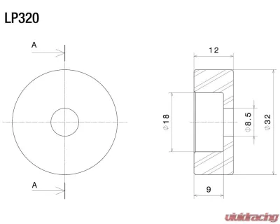 Rizoma End Mount Mirror Adapter BMW K1300R 2009-2016 | R 1200 R 2006-2014 - LP320B