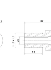 Rizoma Mirror Mount Cut Edge Yamaha MT-10 2017-2025                                     - LP300B - Image 2