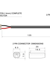 Rizoma Wiring Kit for Turn Signals and Mirror with Integrated Turn Signal Pair                                     - EE114H - Image 2