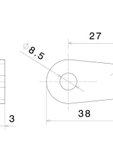 Rizoma Turn Signal Mounting Kit BMW S 1000 XR 2014-2024                                     - FR221B - Image 2