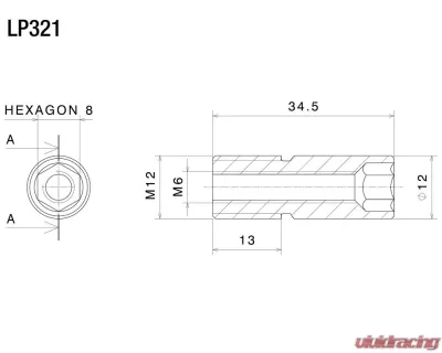 Rizoma End Mount Mirror Adapter Silver Anodized BMW S 1000 RR 2009-2018 - LP321B
