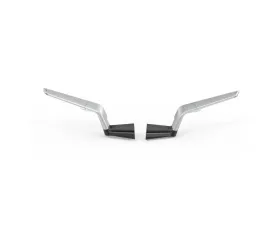 Rizoma Silver Anodized Stealth Mirror Pair for Ducati Panigale V4 2025 BSS043A