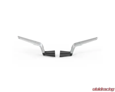 Rizoma Silver Anodized Stealth Mirror Pair for Ducati Panigale V4 2025 BSS043A - BSS043A