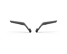 Rizoma Black Anodized Stealth Mirror Pair for Aprilia RS 457 2024-2025 BSS071B