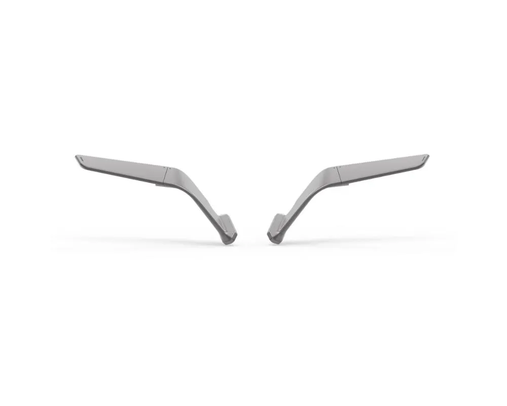 Rizoma Thunder Grey Anodized Stealth Mirror (Pair) Aprilia RS 457 2024-2025 - BSS071D