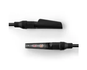 Rizoma Corsa Amber-Red Black Turn Signal