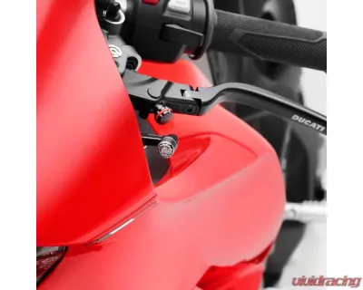 Rizoma Black Anodized Front Light Unit Turn Signal Kit for Ducati Panigale V4 2025 - FR856B
