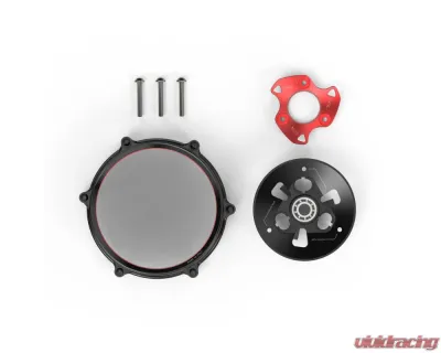 Rizoma Vulcan Red Anodized Clutch Cover for Ducati Panigale V4 2025 ZDM181R - ZDM181R