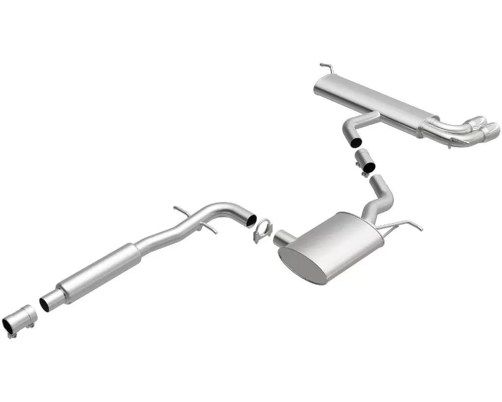 BRExhaust Direct-Fit Exhaust System Volkswagen Golf | Rabbit 2.5L 2006-2014 - 106-0554