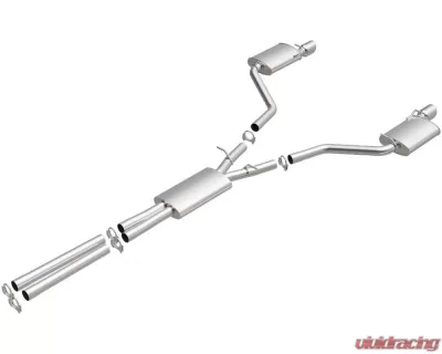 BRExhaust Direct-Fit Exhaust System Chrysler 300 | Dodge Charger/Magnum 2005-2010 - 106-0556
