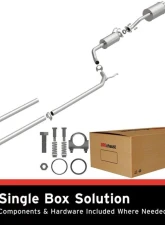 BRExhaust Direct-Fit Replacement Exhaust Kit Honda Civic 1.8L 2006-2011                                     - 106-0719 - Image 2