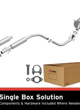 BRExhaust Direct-Fit Replacement Exhaust Kit Chevrolet Aveo | Pontiac Wave5 | Suzuki Swift 1.6L 2004-2011                                     - 106-0723 - Image 2