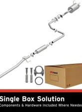 BRExhaust Direct-Fit Replacement Exhaust Kit Honda Civic 1992-2000                                     - 106-0724 - Image 2