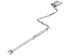 BRExhaust Direct-Fit Replacement Exhaust Kit Nissan Altima 2.4L 1998-2001