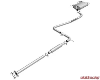 BRExhaust Direct-Fit Replacement Exhaust Kit Nissan Altima 2.4L 1998-2001 - 106-0728
