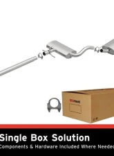 BRExhaust Direct-Fit Replacement Exhaust Kit Volkswagen Golf | Cabrio 2.0L 1993-2002                                     - 106-0729 - Image 2