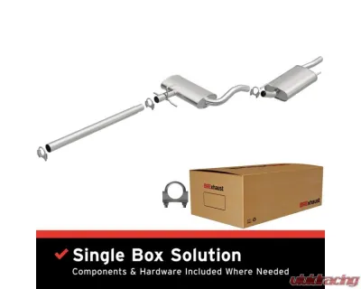 BRExhaust Direct-Fit Replacement Exhaust Kit Volkswagen Golf | Cabrio 2.0L 1993-2002 - 106-0729