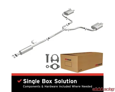 BRExhaust Direct-Fit Replacement Exhaust Kit Nissan Altima 2007-2016 - 106-0733