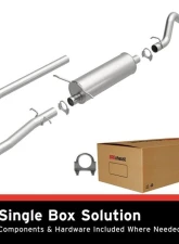 BRExhaust Direct-Fit Replacement Exhaust Kit Dodge Dakota 2000-2003                                     - 106-0736 - Image 2