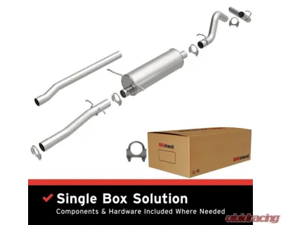 BRExhaust Direct-Fit Replacement Exhaust Kit Dodge Dakota 2000-2003 - 106-0736
