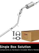 BRExhaust Direct-Fit Replacement Exhaust Kit Hyundai Accent | Kia Rio 2006-2011                                     - 106-0741 - Image 2