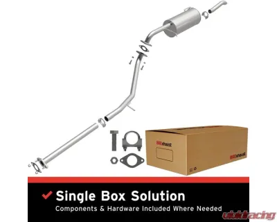 BRExhaust Direct-Fit Replacement Exhaust Kit Hyundai Accent | Kia Rio 2006-2011 - 106-0741